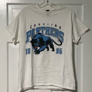 Gildan Carolina Panthers vintage-style Graphic short sleeves white T-Shirt